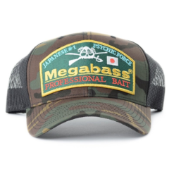 Hats Megabass Camo Throwback Snapback Hat