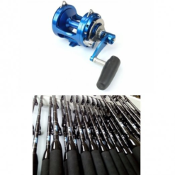Offshore Combos Avet EXW 30/2 2-Speed Lever Drag Reel / Sloopster F5 Standup Rod Combo