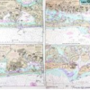 Maps / Charts Captain Seagull's South Coast Of Long Island NY Inshore Nautical Chart -Apparel + Shoes Shop image 858