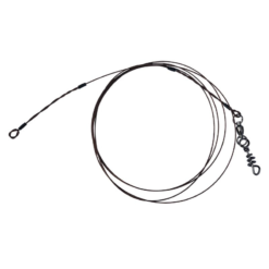 Leaders ChatterLures Traditional 400 LB Cable Shark Leader With 450 LB Corkscrew